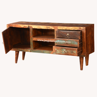 Meuble TV à Double porte de grange, meuble de maison de ferme, meuble TV en bois de Style campagnard moderne, maison de ferme française et américaine, Table TV en bois