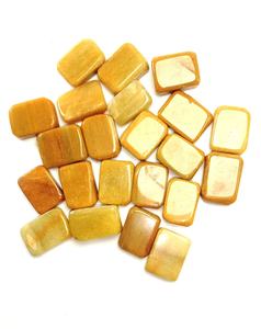 Piedra de alta calidad, Cubo de cristal natural de jaspe amarillo caído, piedra curativa a granel, piedra preciosa de ágata, piedra natural al por mayor - Product Image 5