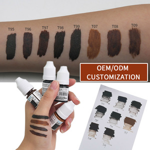 Encre de <span class=keywords><strong>maquillage</strong></span> semi-<span class=keywords><strong>permanent</strong></span> personnalisée NUOJO, usine prenant en charge la personnalisation de la marque privée, pigment de <span class=keywords><strong>maquillage</strong></span> <span class=keywords><strong>permanent</strong></span>, couleur pour sourcils - Product Image 1