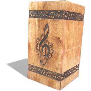 Caja de urna de madera de estilo americano moderno, diseño contemporáneo colorido para cenizas humanas, cremación humana para funerales, servicios conmemorativos - Product Image 5