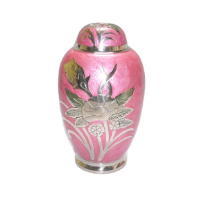 Grande urne funéraire Olympia en laiton doré avec motif noir pour cendres d'adultes, commémorative, avec gravure personnalisée en option - Product Image 4