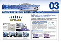 OPTIARA TRIGGER Spray Type Hydrophobic Shiny Car Care Gloss Water Repellent Nano Coating 500cc Carrosserie de voiture Surfaces peintes