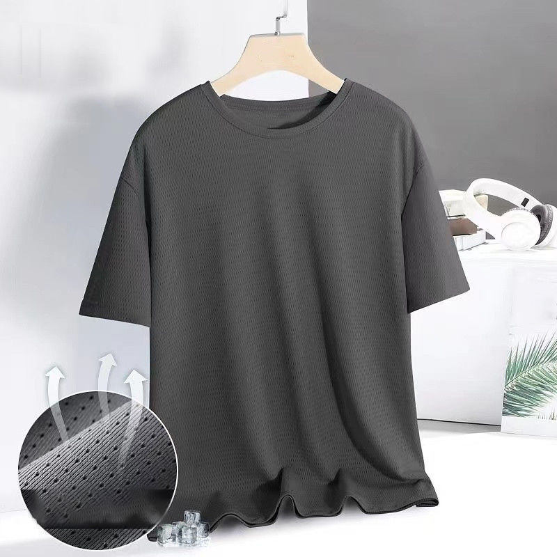 Dark gray (mesh ice silk short sleeves)
