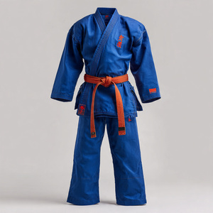 ชุดสูทคาราเต้ยูโดสำหรับเด็กผู้ชายชุดเสื้อซ้อมมวยน้ำหนักเบาชุดเสื้อเจอร์ซีย์ผ้าฝ้ายผ้าทอลายทแยงกางเกงคาราเต้สำหรับผู้ชาย - Product Image 2