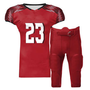 Factory New Custom Designs for College Teams Breathable Short Sleeve American Football Jerseys Sublimation Uniforms - Product Image 1