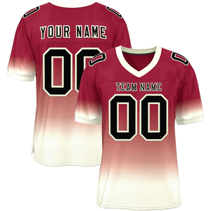 Personalizado Clubwear Streetwear Camisetas de fútbol americano Ropa deportiva Urbana Secado rápido Transpirable Malla de poliéster Sublimación Logotipo del equipo - Product Image 5