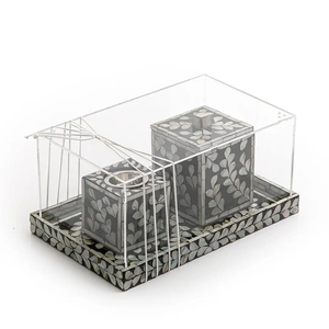 Plateau de service alimentaire élégant de qualité fait à la main pour les mariages et les fêtes Nouveau design Plateau de service et plat à vadrouille de forme ronde - Product Image 6