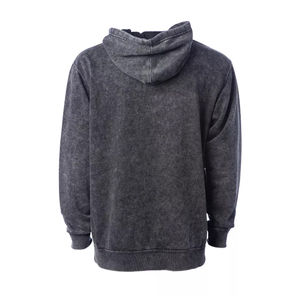 Sudadera con capucha de gran tamaño lavada con ácido de alta calidad para hombre - Product Image 3
