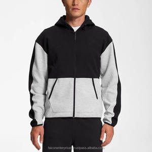 เสื้อฮู้ดมีซิปสำหรับผู้ชาย, สินค้ามาใหม่เสื้อกันหนาวผ้าฝ้ายมีฮู้ดอบอุ่นในฤดูใบไม้ร่วงกำหนดโลโก้ได้เอง - Product Image 4