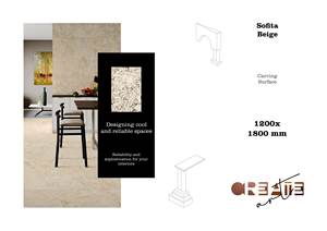 Carreaux de porcelaine décoratifs 1200x1800 sculptés Carreaux de sol muraux grand format GVT Premium Stylish Durable Modern Export Collection - Product Image 2