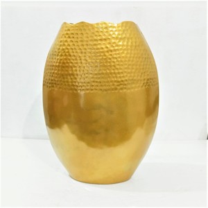 Handmade Antiqued Metal <b>Vase</b> Eco-Friendly Customizable <b>Unique</b> Design Modern Luxury Style Office Home Decor Garden Christmas - Product Image 3