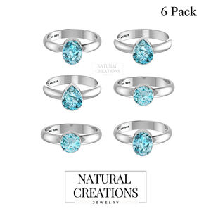 Anillo de Compromiso de Plata de Ley 925 con Engaste de Bisel, Corte Moissanite, Forma de Pera Ovalada, Clásico, para Bodas, Fiestas, Moderno, Unisex - Product Image 2