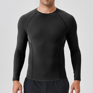 Rashguard de compression personnalisé de haute qualité pour BJJ MMA, t-shirt à manches longues à séchage rapide, rashguard ajusté pour hommes - Product Image 4