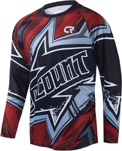 Camisetas de manga larga personalizadas OEM para BMX MTB MX Soccer & Auto Racing Ligero y de talla grande Ropa de carreras de motos - Product Image 1