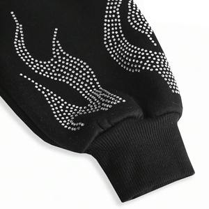 เสื้อฮู้ดดี้ผู้ชายแบบลำลองสำหรับฤดูหนาว ปักลายเพชร ดีไซน์ใหม่ น้ำหนักเบา ใช้งานง่าย ทนทาน คุณภาพเยี่ยม ผลิตตามสั่ง - Product Image 5