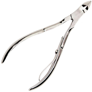 Pinzas para cutículas de uñas para eliminar la piel muerta, punta afilada para esmalte de espejo con un solo resorte, pinzas para el cuidado de la belleza de 4 pulgadas - Product Image 2