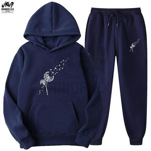 Chándales Personalizados de Alta Calidad con Bordado de Logotipo, Chándales Premium de Invierno con Estampado y Bordado en Blanco, Venta al por Mayor - Product Image 5