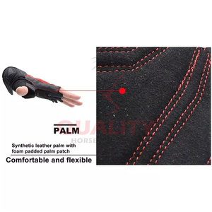 Los guantes de ciclismo sin dedos transpirables con material de agarre duradero brindan comodidad y protección durante los paseos por carretera y senderos - Product Image 3