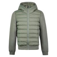 Blouson d'hiver chaud, imperméable, respirant, imprimé, à fermeture éclair, avec poches, col roulé, en tissu softshell matelassé, pour homme, grandes tailles