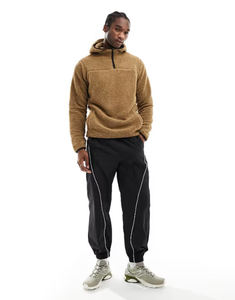 Bon tissu nouveauté personnalisé thermique Sherpa moelleux polaire sweat à capuche sweats lourd épais fourrure pull hommes sweats à capuche - Product Image 3