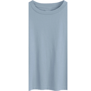 T-shirt à manches courtes col rond pour femme, style streetwear, respirant, écologique, en coton biologique gris, personnalisable - Product Image 3