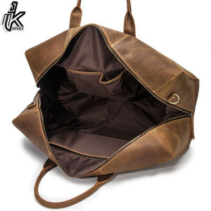 Duffle Weekender Bag Custom Leather Designer Duffel Bag Travel Bag Women And Men - Product Image 4