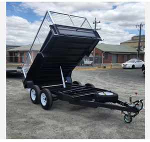 Remolque Agrícola de 3 Ejes para Tractor, Mini Remolque de 2, 3 y 5 Toneladas, Remolques Agrícolas Utilitarios con Volquete, en Venta con Envío Rápido - Product Image 1