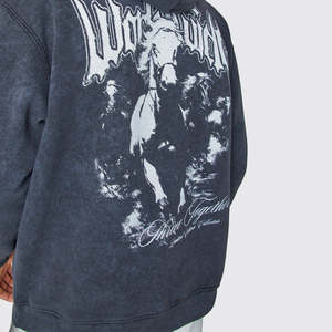 Offre Spéciale nouveauté sweats à capuche lavés à l'acide pour hommes style unique sweats à capuche respirants lavés à l'acide dans le meilleur matériel - Product Image 3