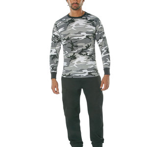 Sudaderas Deportivas para Hombre al por Mayor, Personalizadas con Estampado de Camuflaje, de Algodón Orgánico, Estilo Francés, Unisex, Tallas Grandes y Extra Grandes - Product Image 1