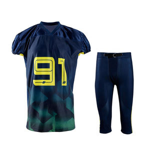 2024 Nuevo último diseño Uniforme de fútbol americano de tamaño adulto con bajo MOQ Equipo de entrenamiento Uniforme de fútbol americano de fábrica - Product Image 1