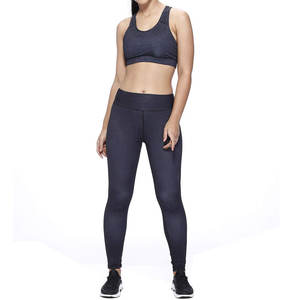 Conjuntos de Yoga para Mujer Más Vendidos, Transpirables, de Secado Rápido, Leggings y Sujetador sin Costuras con Logotipo Personalizado, Diseño Sólido, 2 Piezas, Precio Bajo, OEM - Product Image 6