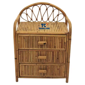 Gabinete de ratán Natural 100% de alta calidad, muebles de dormitorio de diseño moderno, artesanía hecha en Vietnam - Product Image 1