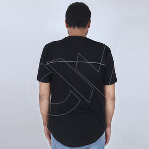 มาใหม่ล่าสุดคุณภาพสูงเฮฟวี่เวทผ้าฝ้าย 100% เปล่า O-คอปรับแต่งขนาดเสื้อยืดสําหรับชาย - Product Image 2