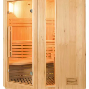 Meilleur prix pour un sauna vapeur ZE-N Angulaire pour 3/4 personnes, France, sauna 150 x 150 x 200 cm, bois de sapin, pack complet 4,5 kW - Product Image 1