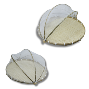 ถาดไม้ไผ่ทนทานสำหรับใส่ขนมปังเหมาะสำหรับใช้ในครัวอุปกรณ์จัดเก็บอาหารและจัดระเบียบในครัวเรือน - Product Image 1