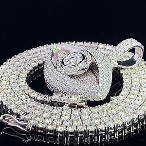 Buss Down Hip Hop Jewelry Mens 14K Gold con corte brillante redondo Vvs Moissanite Hip Hop Ring Diamond Men Rings - Product Image 6