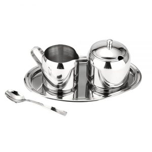 Glossy Finishing Stainless Steel <b>Sugar</b> Canister Set Kitchenware Dining Table Tabletop Decorative at Home - Product Image 6