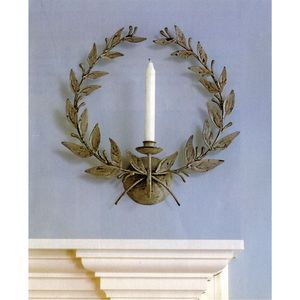 Bougeoir Menorah en bronze antique de luxe, branche d'olivier, branche d'arbre en métal pour la décoration de la maison juive, Hanoucca, centre de table de mariage - Product Image 3