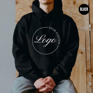 Sudaderas con Capucha Deportivas Cortas de Algodón y Felpa para Hombre, de Alta Calidad, con Logotipo Personalizado, Lisas, para Gimnasio - Product Image 6