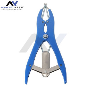 6Pcs Queue D'arrimage Enlèvement Kit Elastrator Cordon Bandage Ciseaux Hémostat Forceps Chat Chiens Nouveau-Né Chiots Chatons D'arrimage - Product Image 5