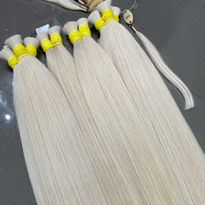 ผมต่อเวียดนามแท้ 100% เกรด 60A แบบตรง ขนาด 8-32 นิ้ว นุ่มลื่นมาก แบบเป็นมัด  สามารถเลือกสีได้ตามต้องการ - Product Image 1