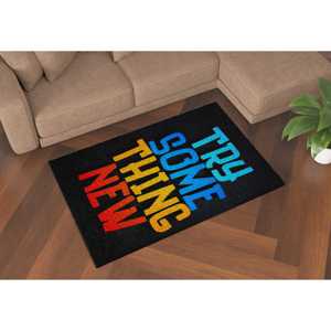 Essayez un tapis imprimé original - Tapis moderne, coloré, luxueux, non tissé et fin - Product Image 2