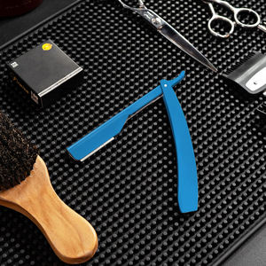 Mystique Rasoir droit professionnel Kit de rasoir droit ultra exposé avec 10 lames Premium 2mm exposées (Mystique) - Product Image 5