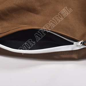 กางเกง100% สกีหิมะกันน้ำสีน้ำตาลโพลีเอสเตอร์พร้อมเข็มขัดรัดเอวสีขาวตัดกันมีซิปและเข็มขัดปรับระดับได้ - Product Image 5