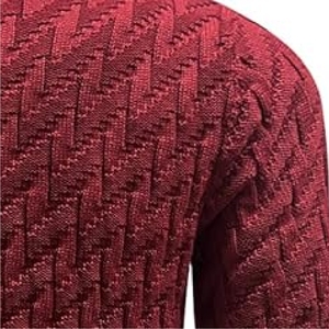 Sweat à col rond à manches longues pour hommes de haute qualité haut en tricot décontracté pour l'automne et l'hiver pull chaud - Product Image 4