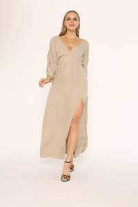 Vestido bohemio de diseño personalizado para mujer, maxivestidos para mujer, vestidos bordados ucranianos de manga larga elegantes para mujer, conjunto de precios al por mayor - Product Image 4