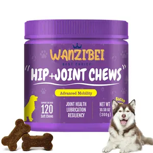 Hip And Joint Soft Chews Supplement For Dogs Mobility Health Private Label Vitamins Dog Natural Pet Supplements With Chondroitin