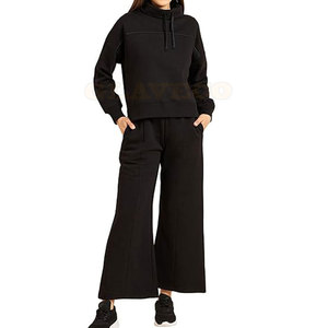 Chándales informales de patrón sólido para mujer superventas, ropa de invierno de Material duradero con etiqueta privada - Product Image 1