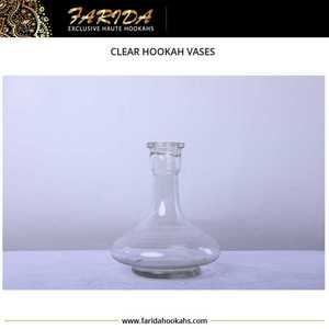 Offre Spéciale Luxe Shisha Narguilé Base En Verre Vase Clair Motif Décoratif Bouteille En Verre Semi-Fini avec Laque Techniques - Product Image 5