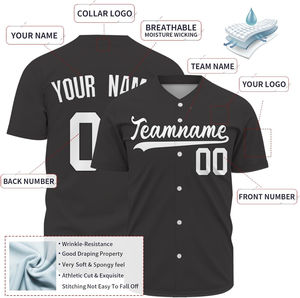 Camiseta de béisbol personalizada, uniforme deportivo personalizado para hombres, mujeres, adultos, jóvenes, camisetas de equipo personalizadas - Product Image 5